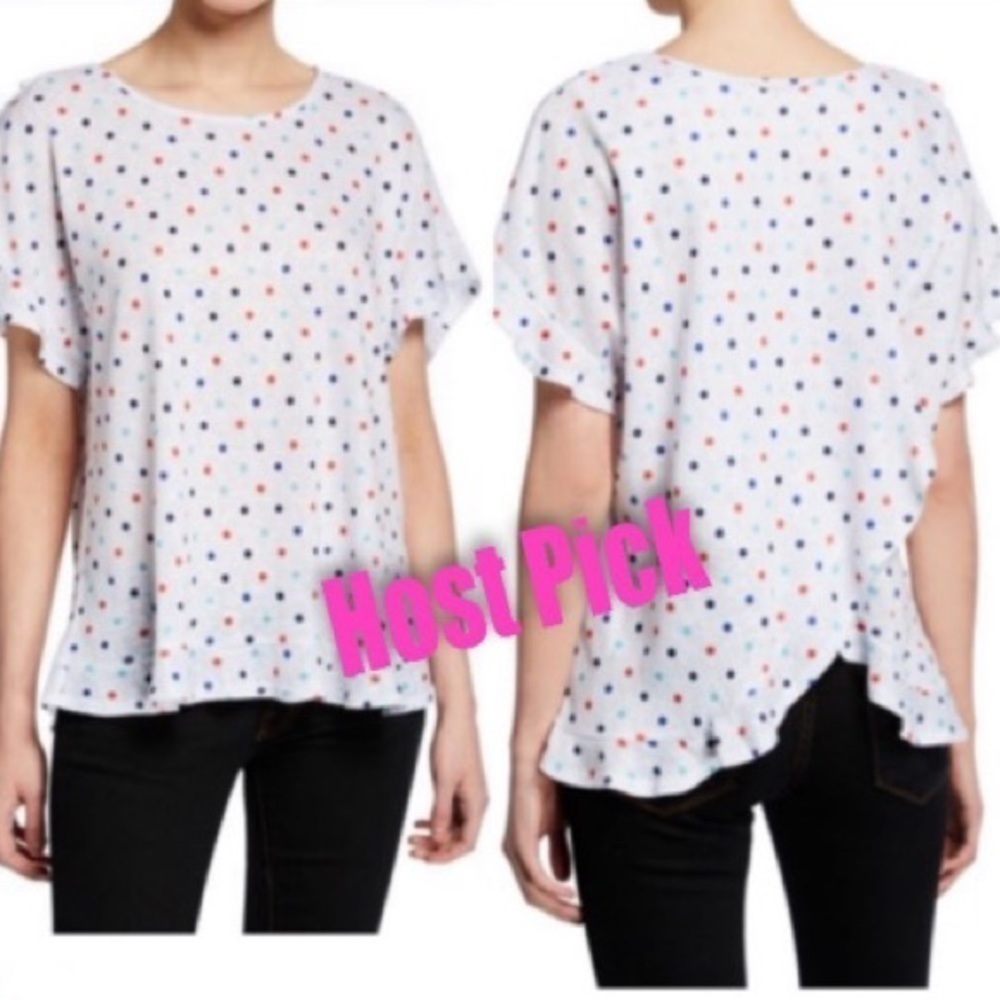 Philosophy Polka-doted top w/extra Personality❣️
